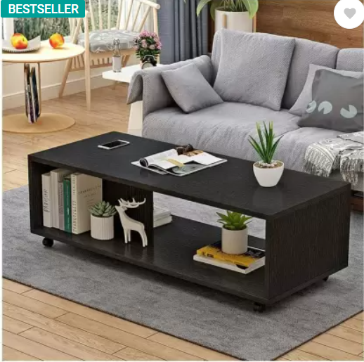 lukzer (CT-003 / 80 x 40 x 30Cm) Engineered Wood Coffee Table  (Finish Color - W