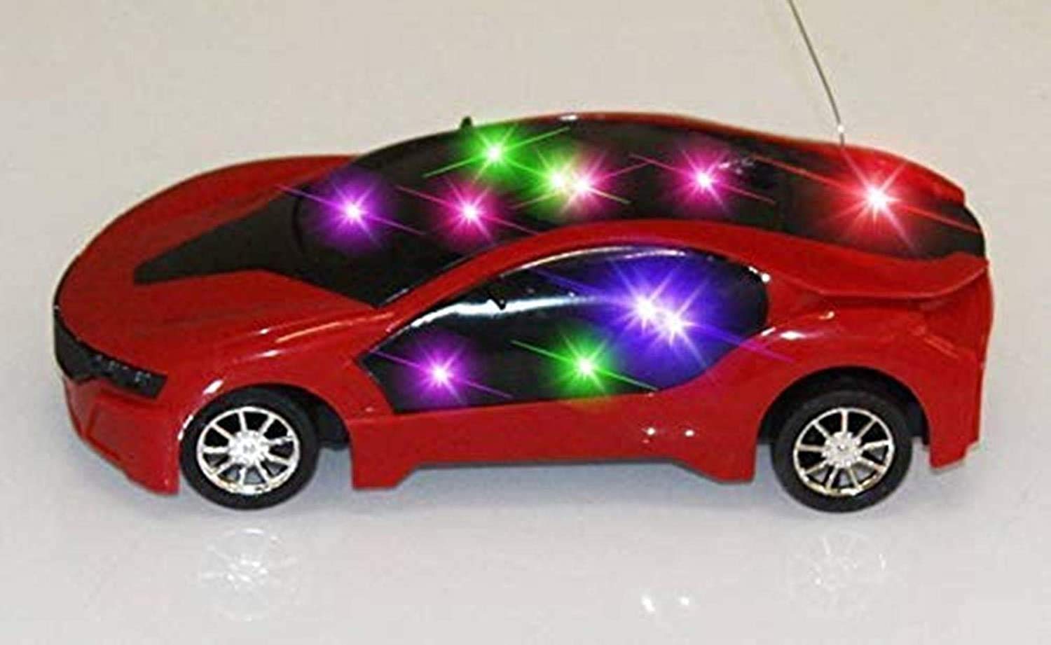 Toys World 3D Fast Steering Remote Car  (Red)