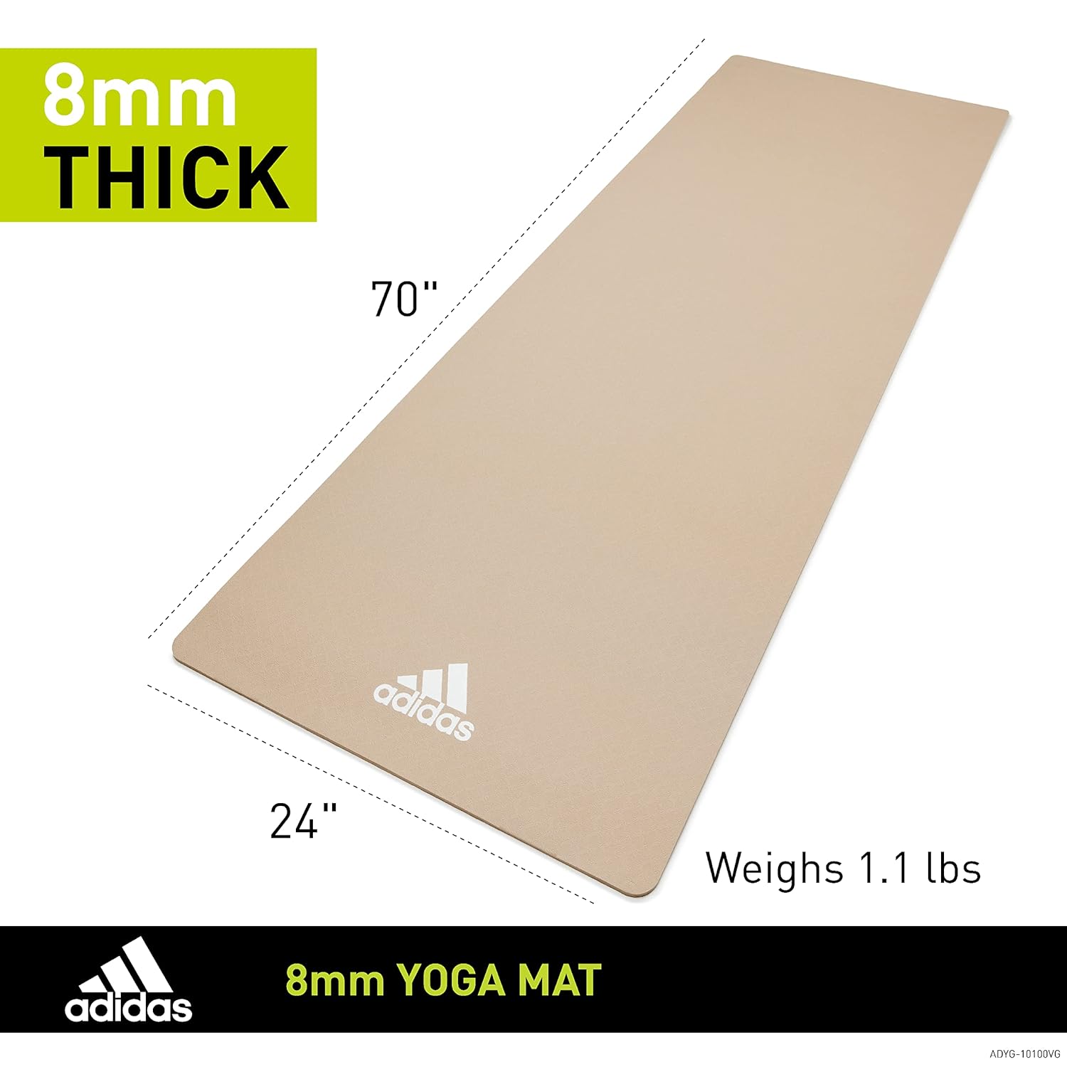 YFMATS EVA plus TPE Anti slip Eco Friendly Grey 6 mm Yoga Mat