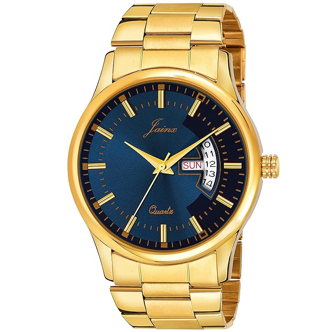 Golden Collection Day and Date Unique New Analog Watch - For Men Eve-805