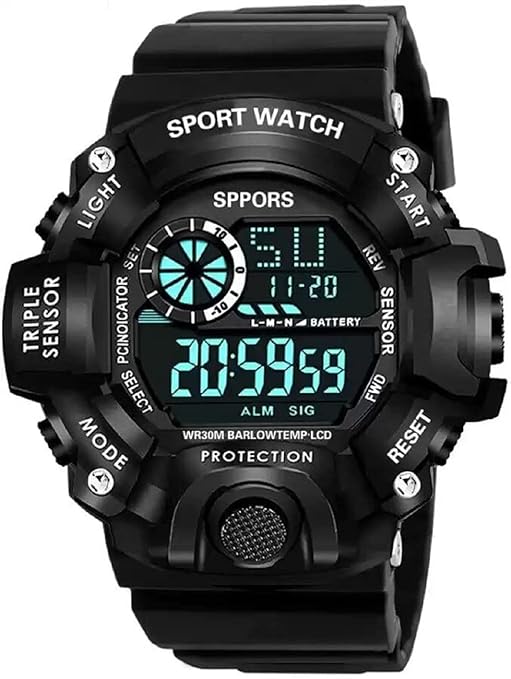 Water Resistance Kids Watch Digital Watch - For Boys & Girls Brand - A Watch Men