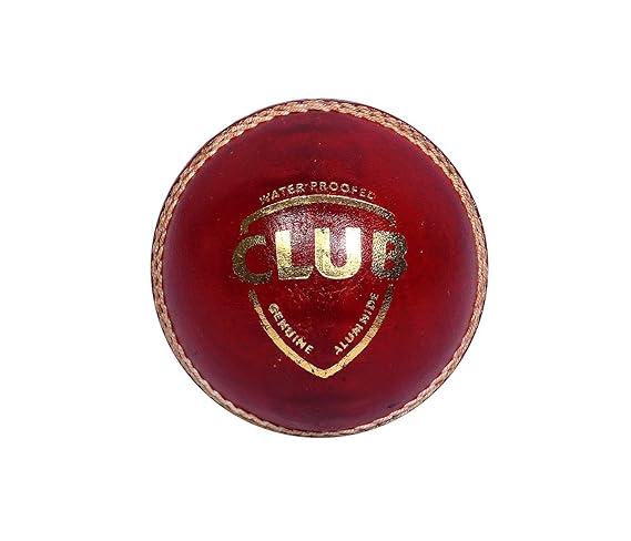 SG club cricket Ball Leather(Red) Standard Size