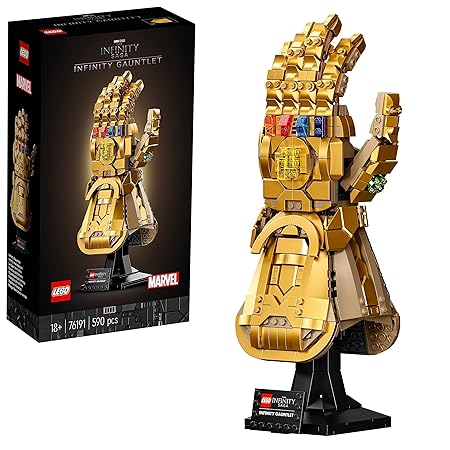 LEGO Marvel Infinity Gauntlet 76191 Building Kit (590 Pcs),Multicolor