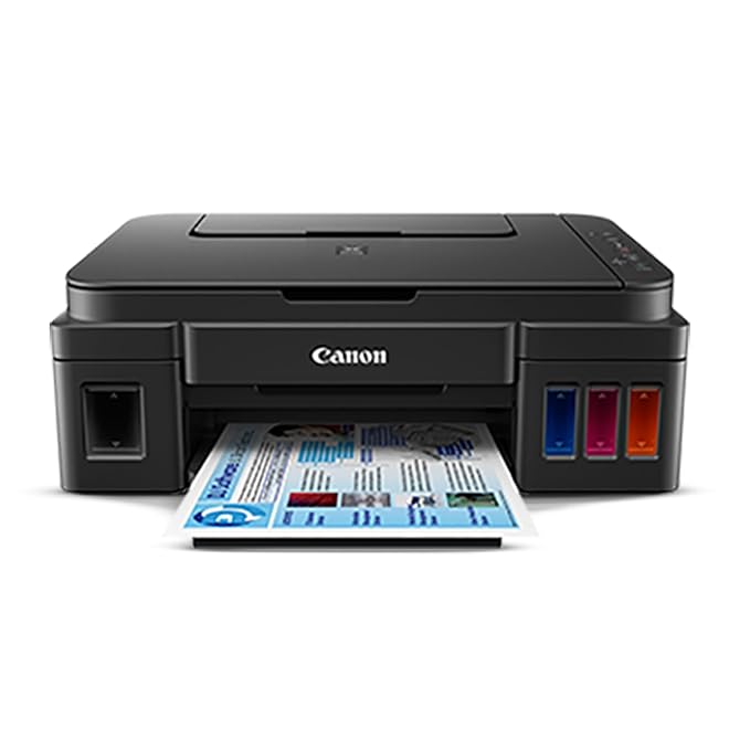 Canon PIXMA MegaTank G3000 All in One WiFi Inktank Colour Printer with 2 Additio