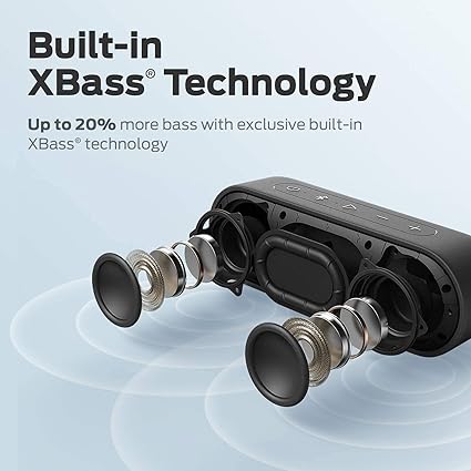Tribit[Upgraded Version XSound Go 16W 5.0 Bluetooth Speaker with Loud Sound & Ri