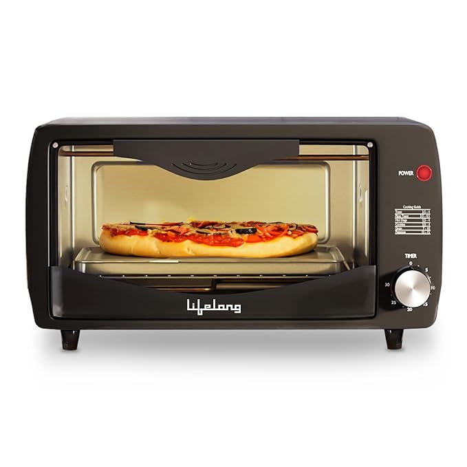 Lifelong 9 Litres 1100 W Oven, Toaster & Griller OTG Oven for Baking Cake, Pizza