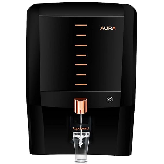 Aquaguard Aura RO+UV+UF+Taste Adjuster(MTDS) with Active Copper & Zinc 7L water 