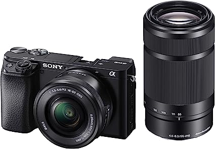Sony Alpha ILCE-6100Y 24.2 MP Mirrorless Digital SLR Camera with 16-50 mm & 55-2