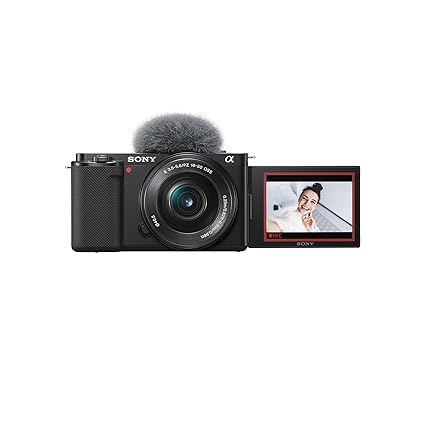 Sony Alpha ZV-E10L 24.2 Mega Pixel Interchangeable-Lens Mirrorless vlog Optical