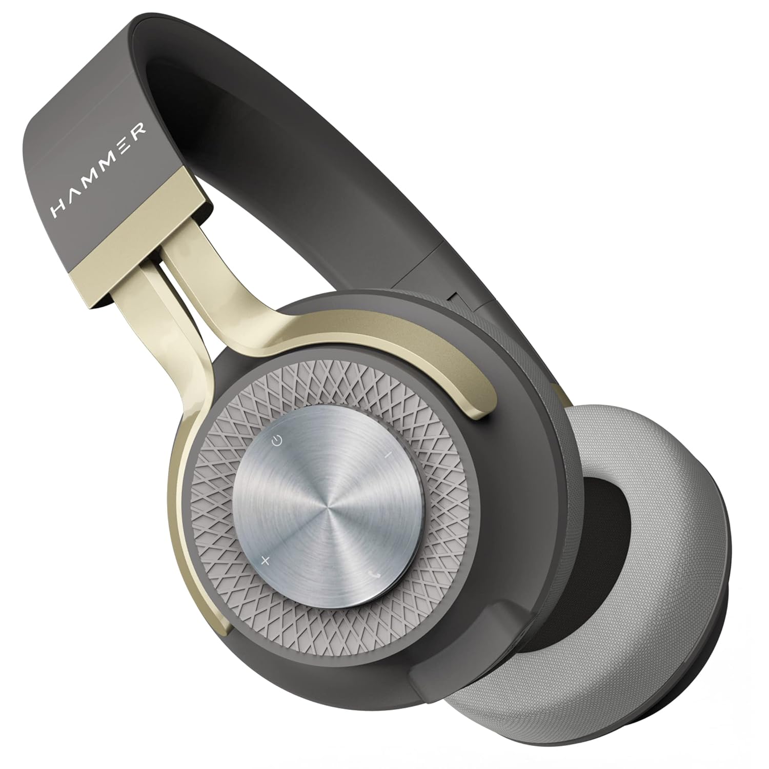 Hammer Bash 2.0 Over The Ear Wireless Bluetooth Headphones with Mic, Deep Bass, 