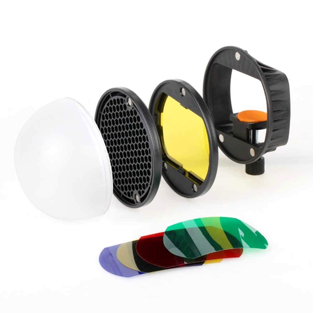 HIFFIN MagDome Color Filter Reflector Honeycomb Diffuser Ball Photo Accessories 