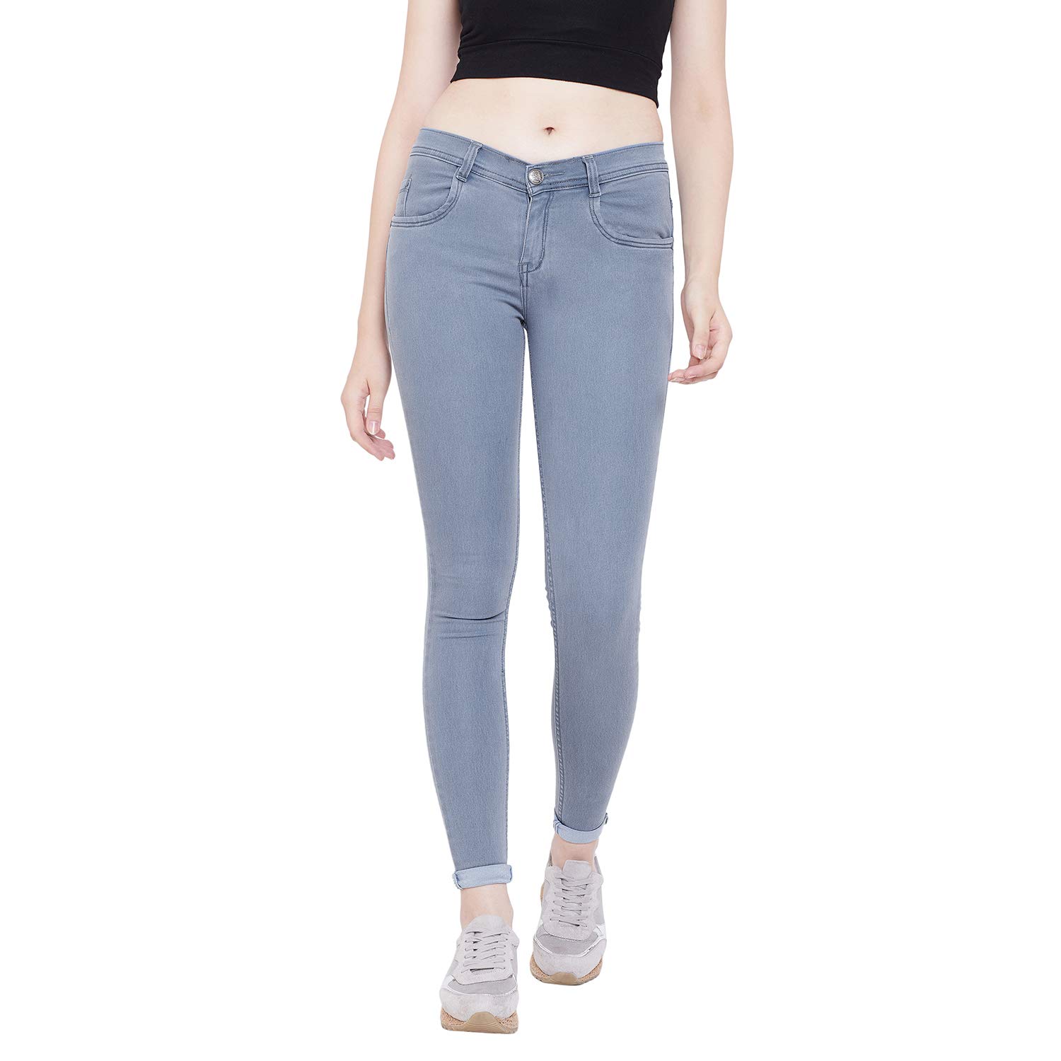 NIFTY Women's Slim Fit Cotton Jeans